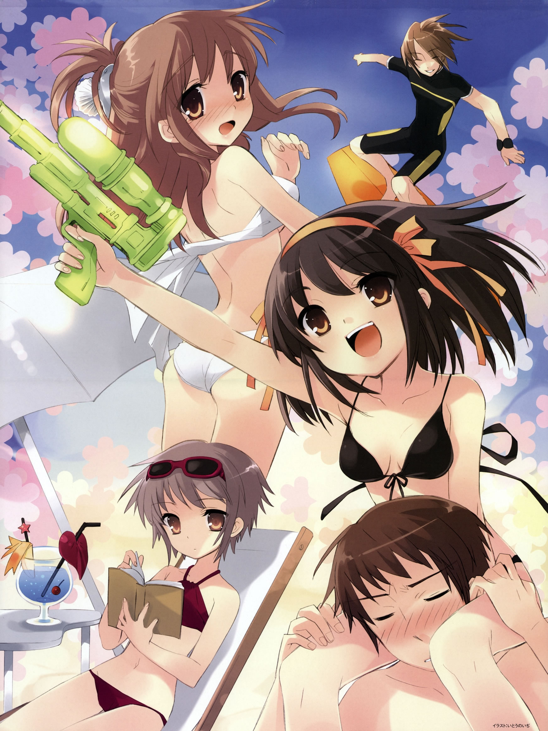 Artwork Suzumiya Haruhi Fanbook