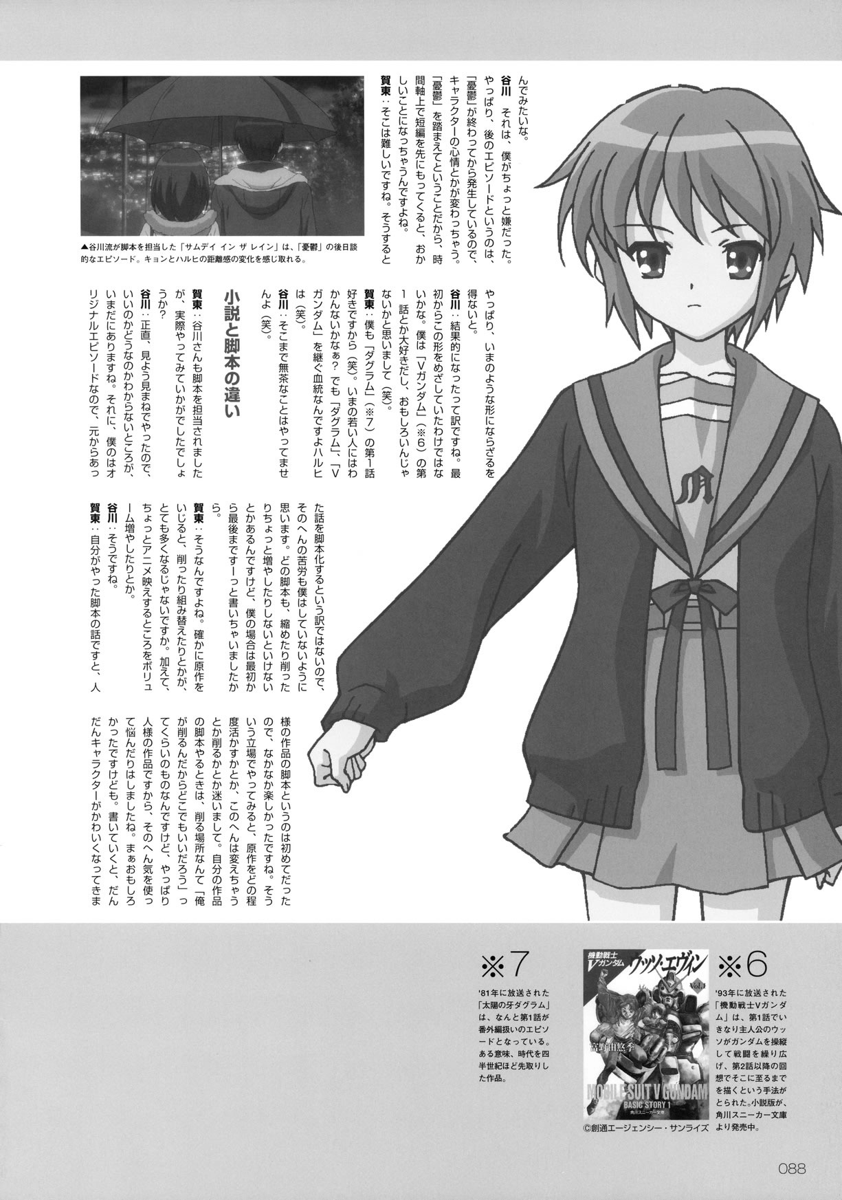 Artwork Suzumiya Haruhi Fanbook