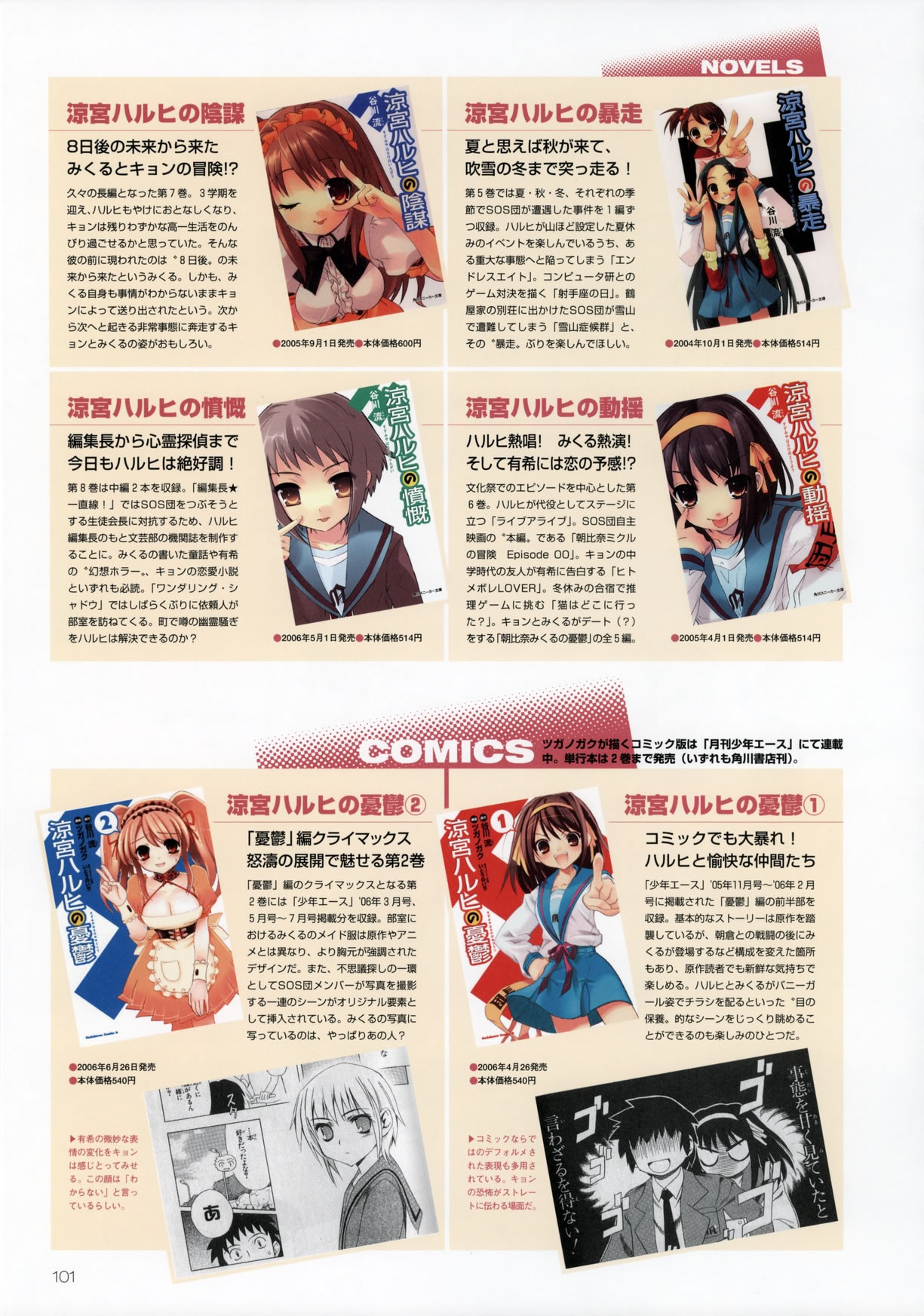 Artwork Suzumiya Haruhi Fanbook