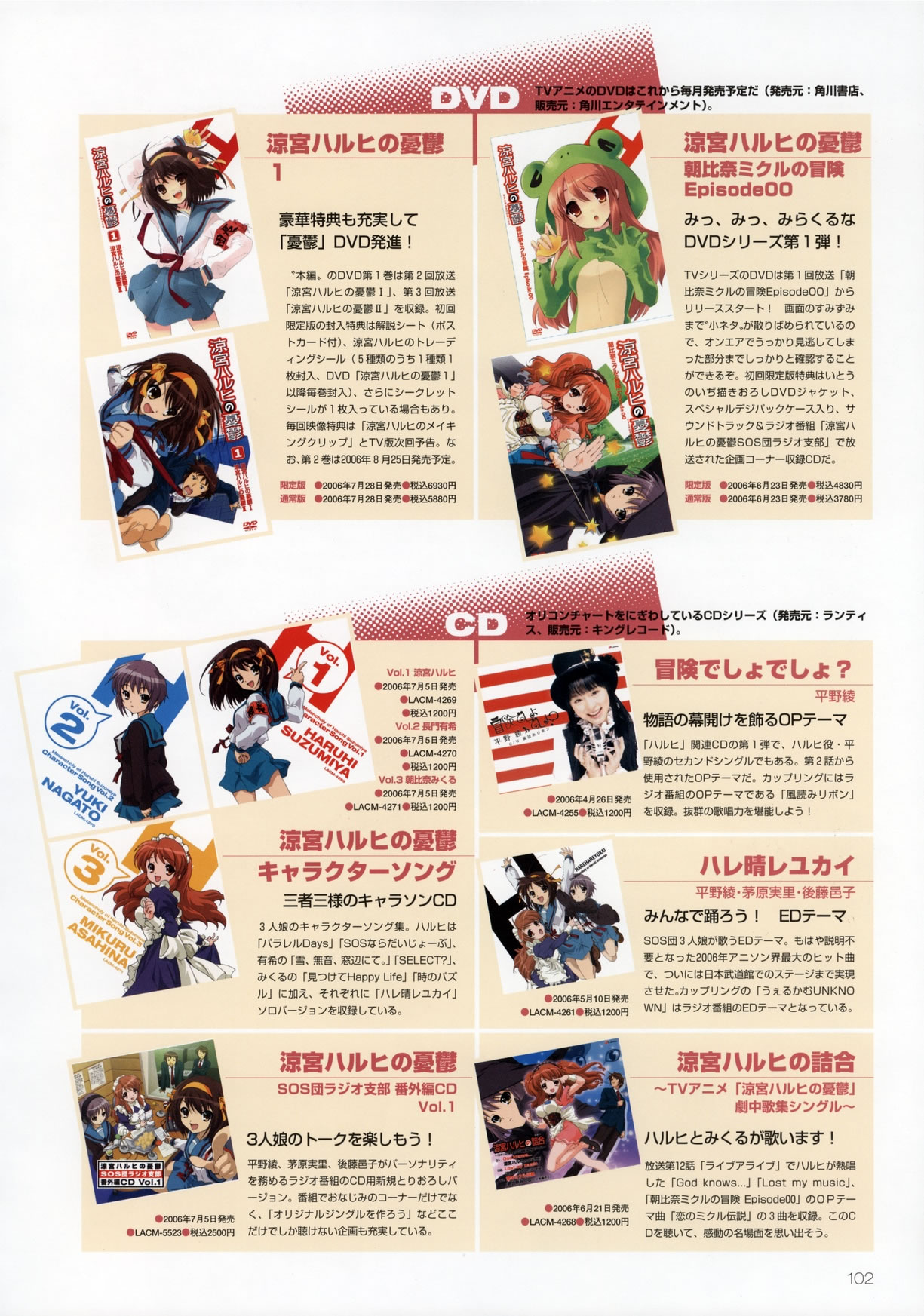 Artwork Suzumiya Haruhi Fanbook
