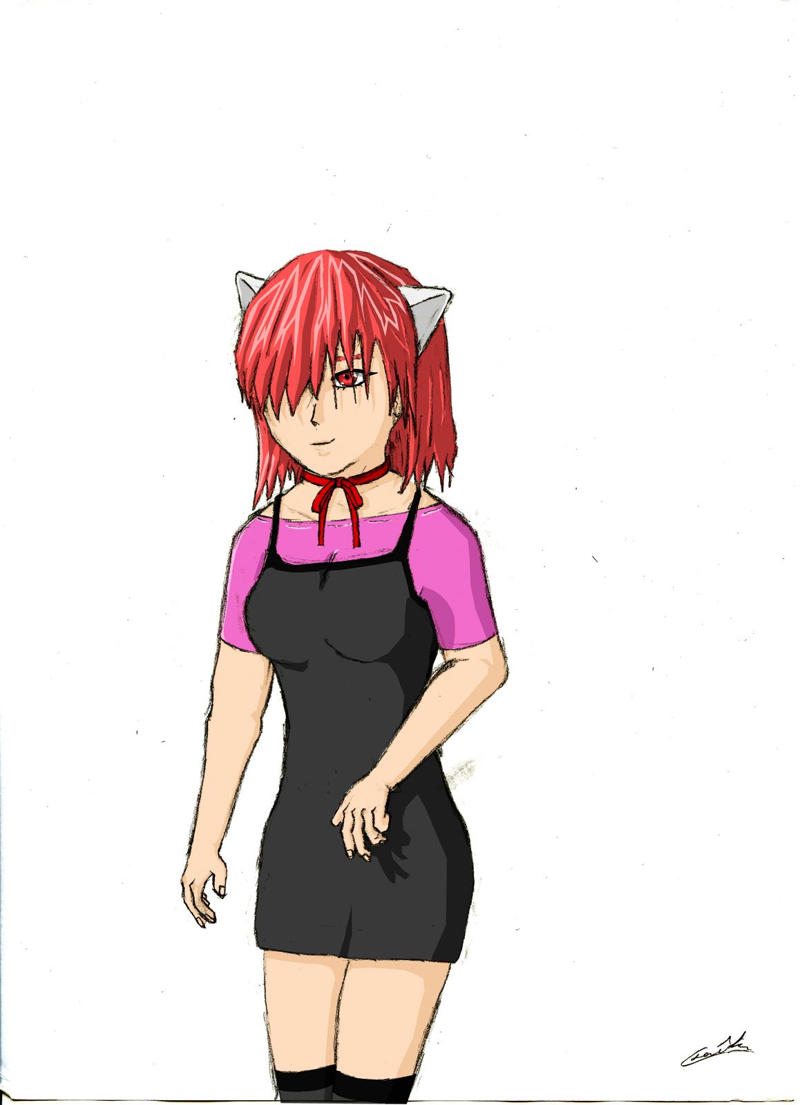 Fan-Art Elfen Lied par Belime