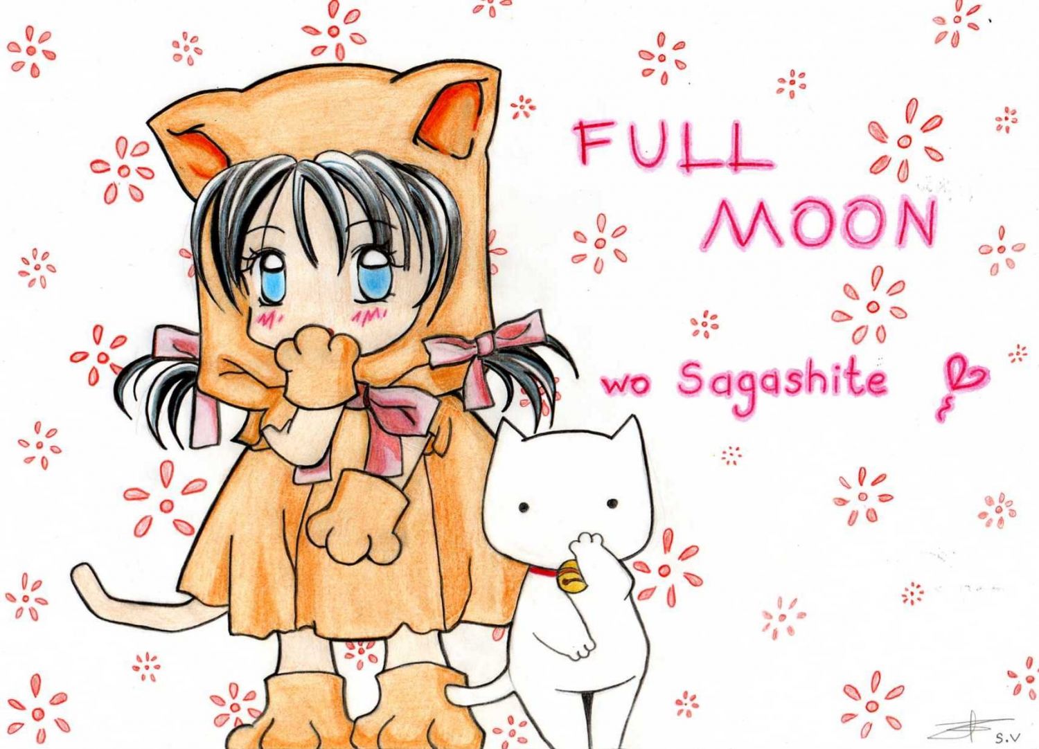 Fan-Art Full Moon Wo Sagashite par steflametisse
