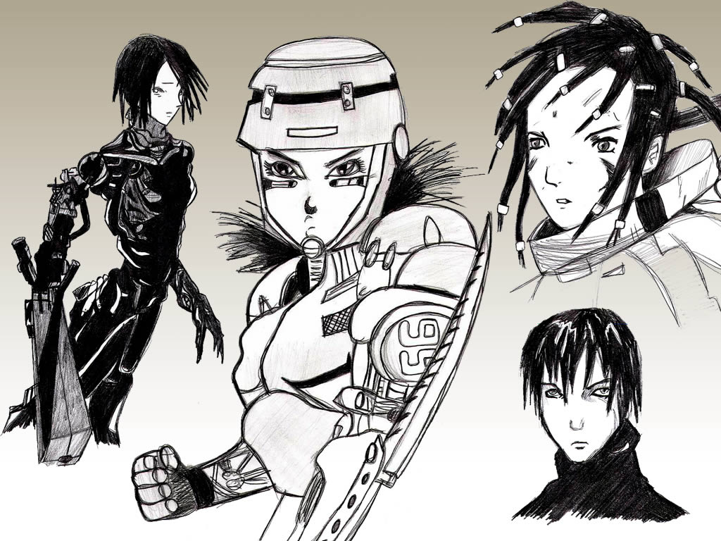 Fan-Art Gunnm par Kureru