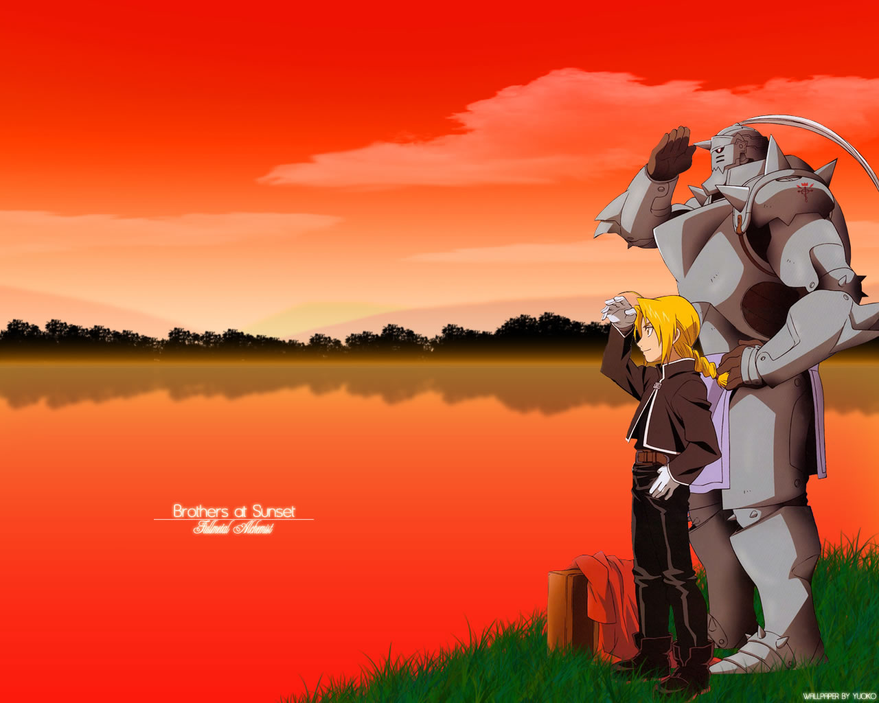 Wallpaper FullMetal Alchemist par Yuoko