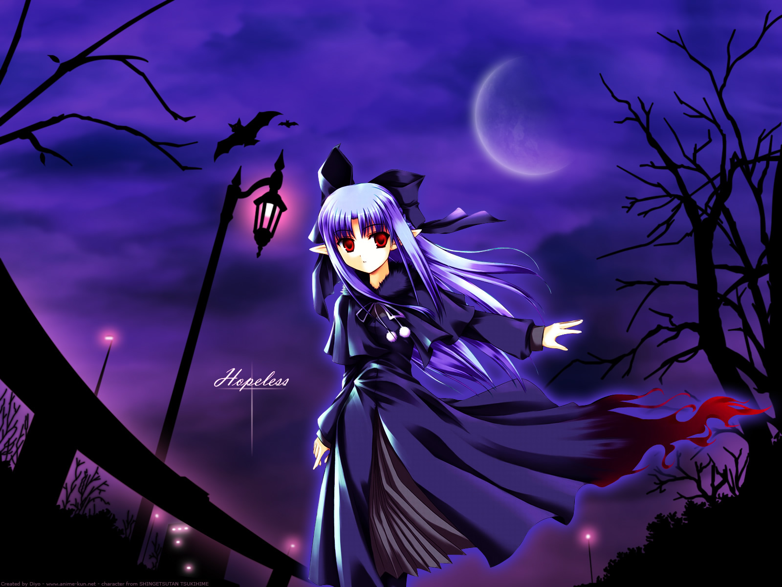 Wallpaper Shingetsutan Tsukihime par Diyo